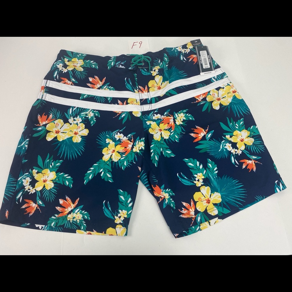 Mens Big Tall Roundtree Yorke Swim Trunk Sz 2XB